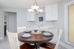 Dining Area with Expandable Dining Table Seating for up to Six 
